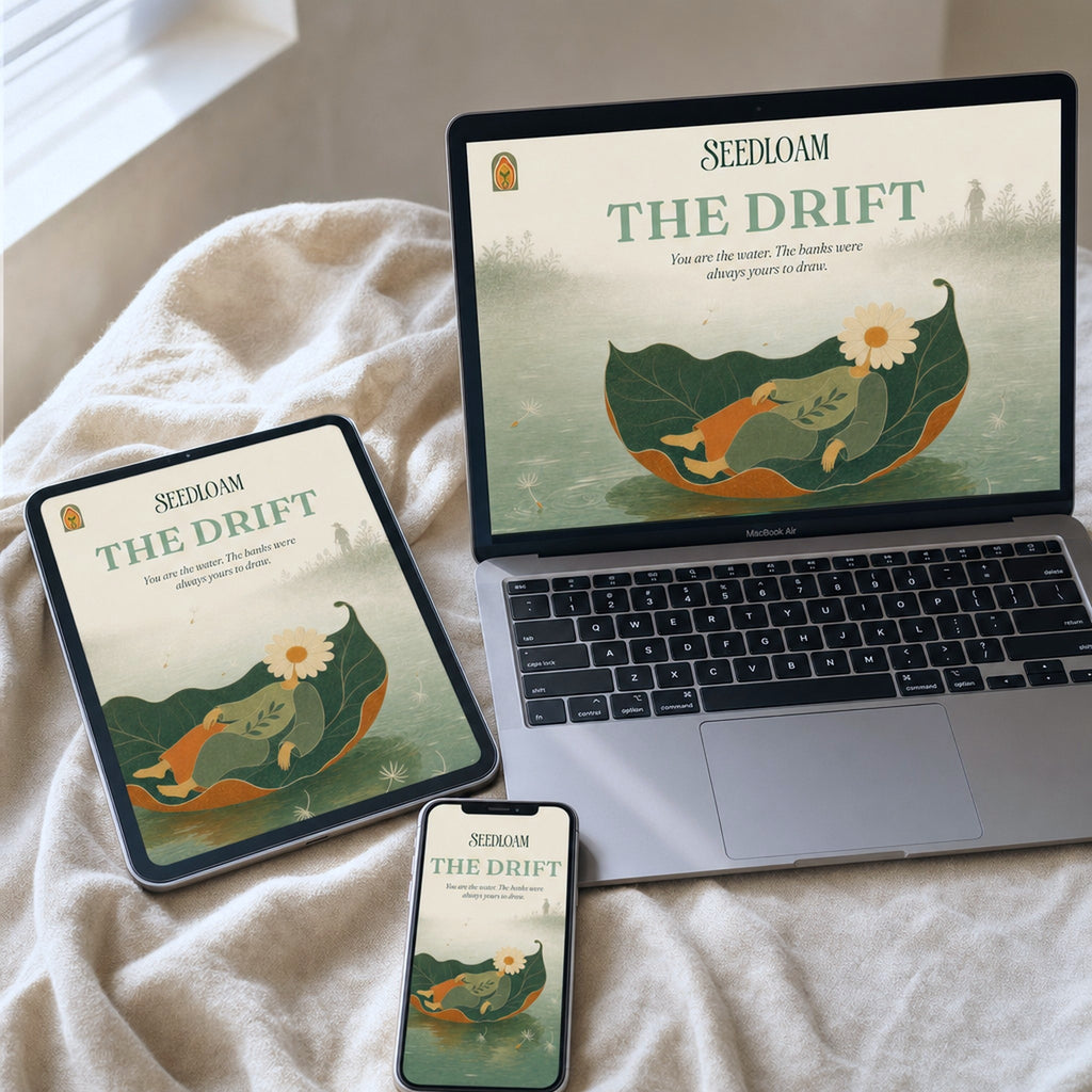 Digital edition of The Drift on iPhone, iPad and MacBook